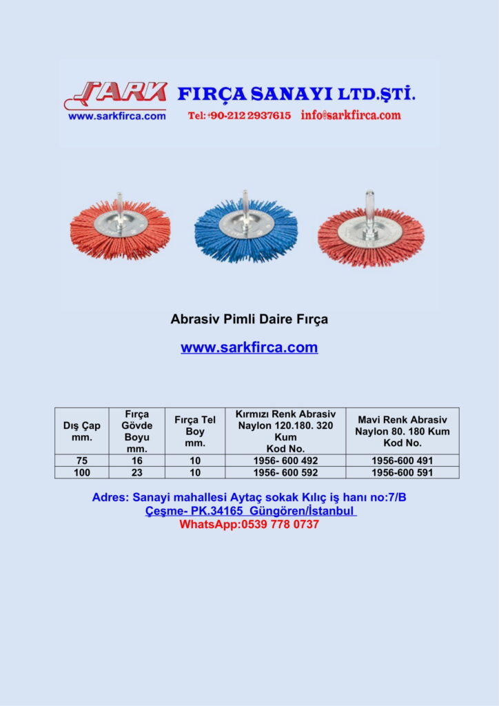 Abrasiv-Naylon-Pimli-Daire-Firca